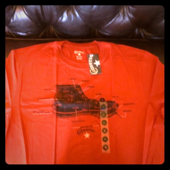 orange converse t shirt